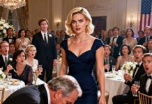 At my sister’s wedding, the groom lifted his glass and sneered, “Let’s hope we never end up living a worthless life like hers.” The guests roared with laughter. I didn’t say a word. Then the groom’s father rushed over, bent down, and said, “It’s a privilege to meet you, the CEO of Hayes Group.” The whole room went silent in an instant…