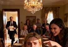 During dinner, my sister pointed at me and laughed loudly: “You’re the child Mom never wanted.” Everyone chimed in. I stayed silent. Then the family attorney came in holding a sealed letter from my mother. The moment he read the first line… my sister went completely still, like she forgot how to breathe.