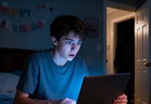 For my 18th birthday, my parents surprised me with a brand-new laptop—something they’d never done before. Curious and excited, I opened it… and my blood instantly ran cold. What I saw on the screen changed everything. I didn’t cry. I didn’t panic. I took action. And the very next day, the police were standing at our door.