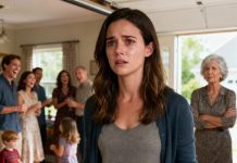 My mom said bluntly, “This party is adults only. Your kids wouldn’t fit in.” I nodded—then froze when I saw everyone else bringing their children. I left the party in silence, my heart heavy. The next morning, I did one simple thing—no shouting, no arguments. But that one choice… sent the entire family into chaos.