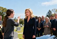 At my husband’s funeral, my daughter looked straight at me and said in front of the entire family, “You’re the one who should be in the coffin, not Dad.” That day, I stayed silent but deeply hurt… No arguing. No explaining. One week later, I refused to let her receive the inheritance, and she finally understood what true betrayal feels like…