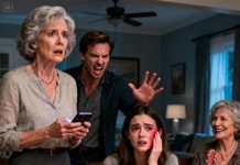 At a family dinner, my son-in-law suddenly got up, slapped my daughter, and shouted at her in front of everyone. His mother even clapped and said, “That’s right! That’s how you keep a wife in line.” The whole table went silent. I looked around — but stayed quiet. I simply picked up my phone and called one person. A few hours later, when a black luxury car pulled up outside and the person stepping out stated their authority, the entire table fell completely silent. Only then did they understand… they had picked the wrong person to provoke.