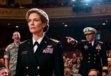 My brother laughed mockingly, “She’s not even on the list.” The room buzzed with whispers. Then the general turned around, his voice firm and clear: “Admiral Hayes — front row.” The air froze. I watched the smile fade from my brother’s face, his hand beginning to tremble uncontrollably. Some truths don’t need explanations — they only need to appear to change everything.