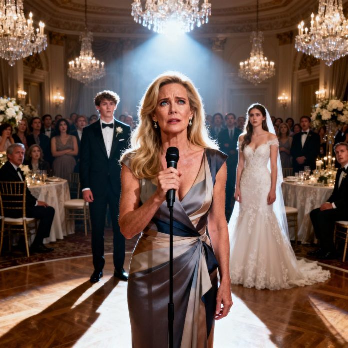 dreamina-2025-12-13-7965-A dramatic American wedding scene in a g...