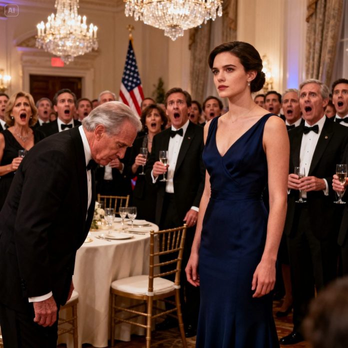 dreamina-2025-12-14-3923-A surreal scene is staged inside a luxur...