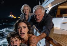 My parents pushed me and my son off their cruise boat… hours later, they screamed.