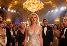 At a lavish event, my mother-in-law gave me a name tag that said “Maid.” My husband chuckled and added, “The food is for family.” There wasn’t a single chair for me at the table. I removed my wedding ring and set it down in front of all 300 guests. They believed they had humiliated me. They had no clue what I was about to do next.