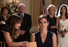 “Since you couldn’t give us an heir, take this,” my father-in-law snapped, throwing divorce papers at me on our anniversary. My mother-in-law introduced a 24-year-old woman as his new wife. I signed in silence. Then my best friend slipped an envelope into my hand. I looked up—and watched my father-in-law’s smile freeze.