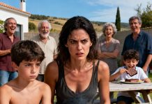 En una barbacoa familiar, al hijo de mi hermana le sirvieron un filete perfecto, jugoso y bien cocinado, mientras que a mi hijo le dieron un trozo de carne quemada, ennegrecida y seca. Mamá se rió, diciendo: “Un poco pasado, pero está bien, ¿verdad?”. Papá exclamó, y añadió: “¡Hasta un perro se lo comería!”. Todos estallaron en carcajadas, con platos tintineando, voces fuertes y despreocupadas. Pero mi hijo no se rió. Simplemente se quedó mirando la carne frente a él, en silencio, con los hombros rígidos, y los ojos llenándose lentamente de algo que yo nunca había visto. Nadie se dio cuenta. A nadie le importa. Y en ese momento, mientras mis padres reían, no tenían ni idea de que esa comida —esa única y humillante comida— lo cambiaría todo