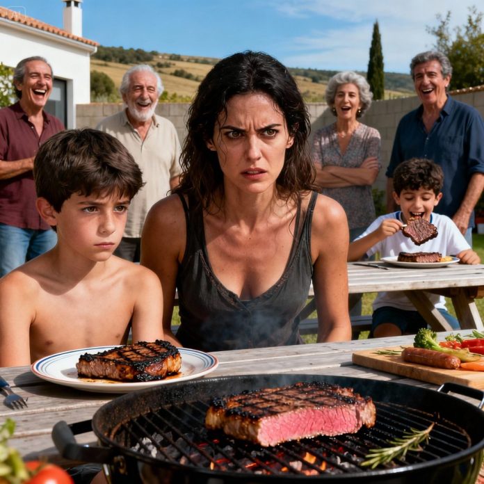 dreamina-2025-12-15-1993-Una escena surrealista en una barbacoa f...