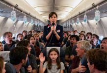 I’m a flight attendant, and at 35,000 feet both pilots suddenly collapsed, completely unconscious. With 147 passengers on board, we were moments away from disaster. In a panic, I asked over the cabin speaker, “Can anyone here fly this plane?” To my shock, an eleven-year-old girl calmly raised her hand and said, “I can fly it.” What happened next defied logic—and changed every life on that aircraft forever.