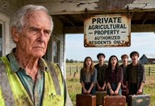 I bought a quiet farm so I could enjoy my retirement in peace, but my son showed up with a group of his friends and bluntly said, “If you don’t like it here, go back to the city.” I didn’t argue or respond. I simply smiled and went outside to prepare food. On the day they arrived with their suitcases, laughing loudly and full of confidence… they suddenly froze in place.