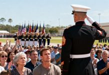 My family told everyone I was a failure. I sat quietly at my sister’s Marine Corps parade. Then the general turned to me, snapped to attention, and saluted: “Wait… you’re the Special Operations Commander?” The crowd froze. My mother couldn’t say a word. I stood up—and the truth finally stepped into the light.