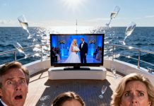 My parents called my wedding “a disgrace,” then left to party on a yacht with their “golden” youngest daughter. They had no idea that on that very day, I walked down the aisle — beside a groom who is a five-billion-dollar CEO — and the entire ceremony was being broadcast live. My phone buzzed: “Where are you?” I replied with a single laughing emoji. And in that moment… their whole world collapsed.