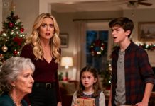 At Christmas, my mother looked at my six-year-old daughter and said, “Children born to a poor mother shouldn’t call me grandma,” right after she rejected the handmade gift my daughter proudly gave her. Then my fifteen-year-old son stood up… and said this. THE ENTIRE ROOM SUDDENLY FELL COMPLETELY SILENT.