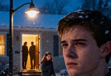 I heard the door slam shut behind my little sister on a freezing Christmas night. “You don’t belong in this house anymore,” my mother said, her voice cold as ice. The 11-year-old clutched her gift bag, tears streaming down her face as she walked alone through the snow. When I found out, I said only one thing: “Alright.” Five hours later, they understood—this Christmas would never be the same again.