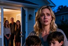 My father threw me and my kids out of Christmas dinner — right after I’d spent $26,000 this year to stop their house from being taken by the bank. My mother smirked and said, “Your sister deserves it more. You? Get out.” Then she slammed the door on the three of us. I didn’t shed a tear. I just pulled out my phone… and canceled every payment, every bit of support, every bill they relied on. By the next morning, they were calling me in absolute panic…