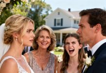 At my wedding, my mother smiled and said, “We’ll be giving the house your in-laws gave you to your sister.” My sister burst out laughing: “It’s just a gift, who cares?” My husband and I simply smiled and said, “Sure.” They were stunned — with no clue what was coming for them.