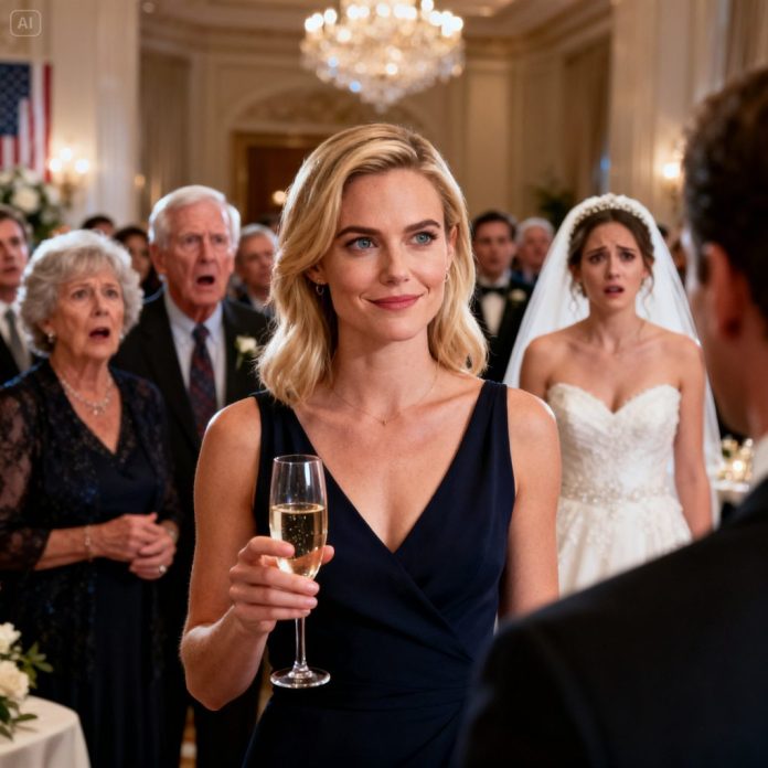 dreamina-2025-12-18-7398-A dramatic wedding reception scene in a ...