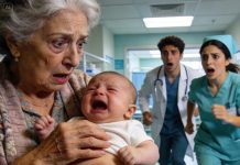 Mi hijo y su esposa me pidieron que cuidara a su bebé de dos meses mientras iban de compras. Pero por mucho que lo sostuviera, lloraba sin parar. Algo andaba mal. Cuando le levanté la camisa para revisarle el pañal, me quedé atónita. Había… algo increíble. Me temblaban las manos. Rápidamente cargué a mi nieto y corrí al hospital…