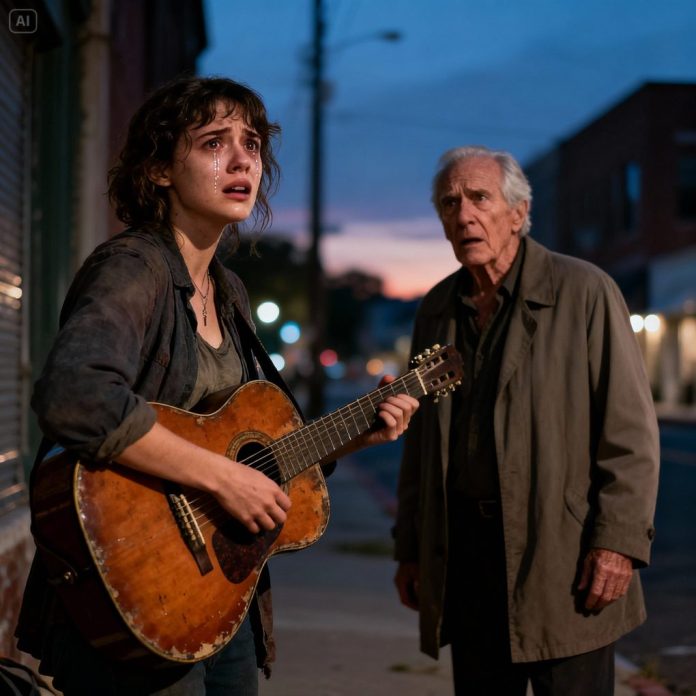 dreamina-2025-12-19-3752-A powerful, emotional street-side scene ...