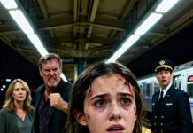 I still hear the crack of my skull against the metal pole. “Lower your voice,” my mother whispered, eyes cold. I tasted blood and shame—until a stranger shouted, “Stop. I saw everything.” He looked at me like he knew me. “After all these years…” he said, trembling. That was the moment I realized this wasn’t just violence. It was the beginning of a truth that would destroy everything I thought I knew.