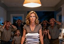 On Christmas Eve, my nine-year-old daughter woke up to a note that read, “We need some time away from you. Don’t call.” The whole family had gone on a beach trip, leaving her alone. When I learned what had happened, I didn’t cry. I took one firm, final action. Four days later, when they came back, they found a pile of documents on the kitchen counter and started screaming in fear. Because this time, the one left behind wasn’t my child—it was the control they thought they had…