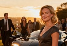 My sister stole my millionaire fiancé—and then mocked me at a family gathering ten years later: “What a loser, are you still single?” I stayed silent, didn’t argue, simply tapped my phone and whispered, “Are you here yet?” Seconds later, a black supercar pulled up. When the window rolled down, she froze in pure shock as she recognized my husband…