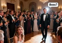 “They served me cold leftovers while everyone else toasted with champagne. I tried to smile through it—until the groom saw me and turned ghost-white. ‘B-Boss? What are you doing here?’ he stammered. The room fell silent. My sister dropped her fork. My parents froze. In that moment, everyone realized I wasn’t the family disappointment they mocked… I was the one person they should never have underestimated.”