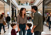 **Estaba en el centro comercial con mi hijo de 5 años. De repente, me señaló y dijo: “Mamá, hay un niño idéntico a mí”. Me di la vuelta y, efectivamente, había un niño idéntico a mi hijo. Pero cuando vi a la persona que le sostenía la mano, me temblaron las piernas y me quedé sin palabras…*