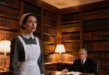 I worked as a cleaner in a billionaire’s private library. Every night, against my boss’s orders, I quietly reorganized his books because it felt wrong to leave them in chaos. I thought he never noticed. Then one evening, he summoned me to his study and said calmly, “I know what you’ve been doing.” I froze, convinced I was about to lose everything.