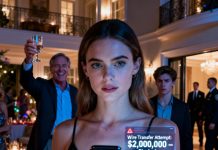 My father laughed and said, “Just a few dollars, sweetheart,” while clinking his glass. Across the room, my phone buzzed—wire transfer attempt: $2,000,000. My brother avoided my eyes. They thought I was their ATM. I smiled, locked my screen, and whispered, “Interesting.” Because I’m a CISO—and my wealth manager had already called security. They asked for pocket change… and triggered an investigation instead.