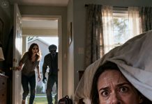 My neighbor grabbed my arm and whispered, “I swear, I see your daughter at home while she’s supposed to be at school.” I laughed it off—until fear crept in. The next morning, I said loudly, “Bye, sweetheart. Mommy’s going to work.” Then I hid under the bed, heart pounding. Minutes later, footsteps echoed down the hallway. A voice hissed, “Hurry.” That’s when I realized this wasn’t a misunderstanding—it was a setup. And I was finally about to see who was really inside my house.