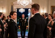 I was at a Navy formal when a sergeant pulled me aside and whispered, “Everything you have is because of my son. You don’t deserve it.” I didn’t respond. Then a general walked in, looked straight at me, and said, “Commander, report.” The sergeant went still. I turned back calmly: “You still don’t know who you just insulted.” And the entire room held its breath for the twist.