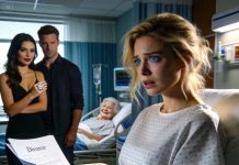 My husband forced me to give up a kidney for his mother. He told me it was the only way to prove I truly belonged to the family. I went through the operation. I saved her life. Just three days later, while I was still recovering in the hospital, he handed me divorce papers. From her hospital bed, his mother smiled and said, “Thank you for the kidney.” His girlfriend stood right there beside them, an engagement ring on her finger. Six months passed, and they came back needing something more. Another organ. They said I was desperate…