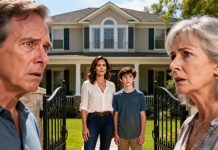 I was sixteen when I got pregnant—and my parents slammed the door behind me without looking back. “No daughter of ours,” my mother said. Twenty years passed. No calls. No apologies. Then one afternoon, they showed up to “meet their grandson.” They expected shame. Poverty. Regret. Instead, they froze at the gate—because the life I built without them was nothing like the punishment they’d imagined… and the truth hit harder than any words ever could.