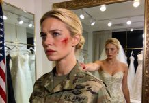 While trying on a $20,000 wedding dress — PAID FOR BY ME, a hardworking woman in the military — my sister SLAPPED ME and screamed that I was “RUINING HER BIG DAY.” I didn’t fight back. I didn’t argue. I turned around, WALKED OUT, CANCELED THE CARD — and stood back as her HALF-MILLION-DOLLAR WEDDING COLLAPSED RIGHT IN FRONT OF HER.