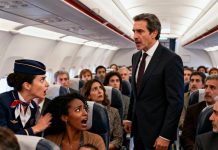 Una azafata racista abofeteó a una madre negra que llevaba a su bebé en pleno vuelo mientras todos los demás observaban, hasta que un director ejecutivo multimillonario que vio todo se puso de pie e hizo algo que hizo que todo el avión se quedara en silencio de vergüenza…