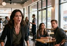 “I only stepped in because I want what’s best for you,” my mom said, not blinking. But I’d just discovered my husband had been secretly sending money to my sister for months. I demanded to meet immediately. Two hours later, I walked into the café—and my stomach dropped when I saw them sitting close like a couple. I stormed over. “What are you doing?!” My sister smirked. “You’re late.” And then my husband stood up and said one sentence… that left me speechless.