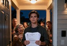 My mom gave everyone gifts—except me. She laughed, “Figure it out yourself. Stop relying on us.” I stayed quiet, because they had no idea every bill, every card, every subscription in that house… was paid by me. That night, I canceled them all—one by one. Two weeks later, they showed up screaming at my door, “What did you do?!” I opened it, held up a stack of documents, and whispered, “I just stopped covering for you… and here’s the truth.”