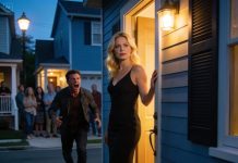 When my husband claimed we were “opening our marriage,” And insisted it wasn’t betrayal, I watched him vanish with his coworker for six long weeks. When he finally came back, yelling on our front step, Half the neighborhood stood watching him fall apart. That was when I realized— I was never the one breaking.