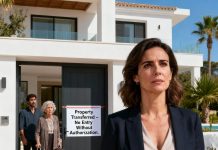 Mi esposo me envió un mensaje: “No vienes a Europa con nosotros. Mi madre quiere que este viaje sea solo para la familia”. El mensaje llegó justo después de que invirtiera setecientos mil dólares en su negocio. No discutí. Simplemente vendí la empresa… y alquilé la casa a mi nombre. Cuando regresaron de sus vacaciones “familiares” y entraron con las maletas por la puerta… se quedaron paralizados al ver el cartel que colgaba frente a la casa: “Propiedad transferida. Prohibida la entrada sin autorización”. Y eso fue solo el principio