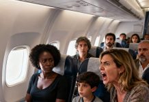 Una madre racista le pidió a una mujer negra que cediera su asiento de ventanilla en un avión para su hijo. La niña que se negó sufrió abusos racistas y el impactante final…