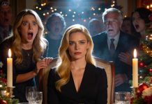 During Christmas dinner, my sister smugly declared, “Our parents are signing the house over to me. You’re getting nothing.” Everyone at the table cheered. I smiled, looked at my dad, and said, “Do you want me to explain it to everyone—or do you want to?” The fork dropped from his hand with a sharp clang. My sister shouted, terrified, “Explain what?”