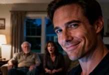 My phone rang while I was boarding the plane. My mom was sobbing, “Your grandpa is badly hurt—we need money now!” Panicked, I gave her my safe code and rushed home. When I arrived, Grandpa was sitting there perfectly fine… smiling. My account, however, was empty. I started laughing, hands shaking—because the code I gave her was never the real one. What do you think happened next?