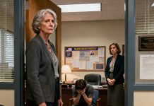 The school principal called me at work. “Your grandson is in my office. He’s been expelled. Please come pick him up.” I replied calmly, “I don’t have a grandson.” She only repeated, “Please, come now.” When I walked into the office, I froze. Sitting there, crying uncontrollably, was someone I never expected to see—especially not like this.