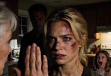 My blood splattered onto the floor as the ring on my mother’s hand slashed across my face. “Ungrateful brat,” she hissed, demanding money for my sister yet again. My daughter’s terrified scream tore through me as my father slammed me against the wall. Thirty years of abuse froze into that single moment. They had no idea what I had quietly done three months earlier. The balance of power shifted—without any warning.