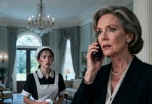 After fifteen years of running my business in the UK, I returned to Georgia and was stunned to find my daughter living as a maid in the four-million-dollar mansion I had left her. She looked older than her years and barely recognized me. I didn’t confront anyone. I calmly called my lawyer and said just four words. What happened next left them all completely shocked.