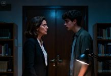 La profesora soltera me había reprobado sin piedad. Esa misma noche, mi teléfono vibró. Su voz baja y pausada me llegó: «Esta noche a las nueve. Ven a mi despacho. Te daré una… tarea especial con puntos extra». Se me paró el corazón. Nunca antes le había ofrecido una segunda oportunidad a nadie. Y cuando empujé la puerta y entré, se cerró tras de mí con un clic seco y resonante. En ese instante, lo supe con certeza: este no era en absoluto un examen de recuperación cualquiera..