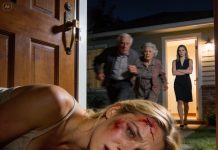 My brother-in-law attacked me—my face covered in blood, my shoulder dislocated. My sister said coldly, “That’s what you get for refusing to sign the mortgage guarantee.” All of it happened because I wouldn’t co-sign their loan. I dragged myself to my parents’ front door, begging for help, then collapsed. What happened next was so horrifying that even the police were shaken…